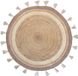 KidsDepot Tapis rond Sem - Beige - 120cm