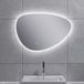 Wiesbaden Uovo miroir de salle de bain avec LED - Dimmable - Ovale - 60cm