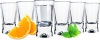 Verre à shot Glasmark Krosno - verre transparent - 12x pièces - 25 ml - verres à liqueur