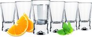 Verre à shot Glasmark Krosno - verre transparent - 12x pièces - 25 ml - verres à liqueur