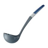 Tasty 678304 pollepel met maatschaal, kunststof, grijs/blauw