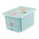 keeeper Karolina Boîte de rangement Rectangulaire Polypropylène (PP) Aquamarine, Vert, Violet, Rouge, Jaune 15L
