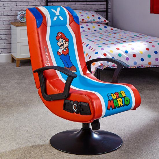 X-Rocker Nintendo Audio Rocker Gamestoel - Super Mario