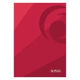 Herlitz A5, 100 vellen, rood
