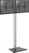 Support pour 2 écrans de télévision de 43" à 49" - Hauteur 240 cm - Modèle au sol