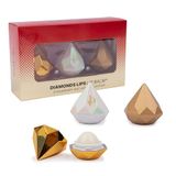 verybella - Lippenbalsem Set 3 Stuks - Diamantvormige Lippenbalsem - 2 Geuren Aardbei en Vanille - Lippenbalsems Voeden en Beschermen - Geschenkidee