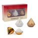 verybella - Lippenbalsem Set 3 Stuks - Diamantvormige Lippenbalsem - 2 Geuren Aardbei en Vanille - Lippenbalsems Voeden en Beschermen - Geschenkidee