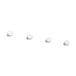 Essem Design Crochet petit Classic, lot de 4 Blanc