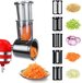 Groentesnijder MMOBIEL Groentesnijder Accessoires voor KitchenAid Stand Mixer - Kaasrasp, Groentesnijder, Salade Maker – Snijmachine/Versnipperaar Rasp - Slicer Shredder Attachment voor KitchenAid met 5 Messen
