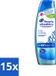 Head & Shoulders Anti-Roos Shampoo Pure Intense Hoofdhuid Detox 15 x 250 ml
