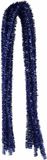 Merkloos / Sans marque Chenilledraad - 20x - blauw glitter - 8 mm x 50 cm - hobby/knutsel materialen