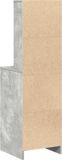 vidaXL Highboard Betongrijs Bewerkt Hout 40 x 41 x 135 cm