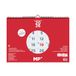 MP Wandkalender 2026, maandoverzicht januari - december (12 maanden), jaarplanner 2026, neutrale maandplanner - Spaans, 26,5 x 24,3 cm