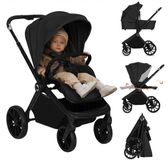 Lionelo Mika Plus 2-in-1 Kinderwagen - Zwart