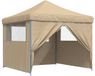 vidaXL Partytent, 292 x 292 x 315 cm, Beige, Oxford Stof