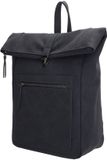 Beagles Cambrils Rugzak Dames - Schooltas met roltop en tabletvak - Dagrugzak van Imitatieleder met ritssluiting - Blauw