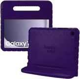 HappyCase Kinder Tablethoes Geschikt voor Samsung Galaxy Tab A11 Plus / Tab A9 Plus | Kindvriendelijke Hoes | Beschemhoes | Kinderhoes | met Handvat en Standaard | Paars