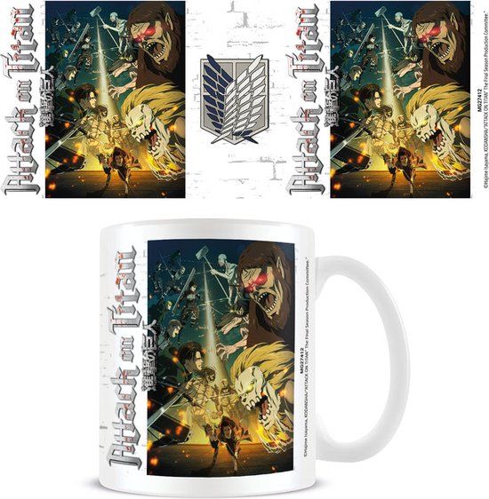 Pyramid ATTACK ON TITAN S4 Mug 315 ml Special Ops Squad vs Titans