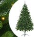 vidaXL Kerstboom met 300 LED-lampjes, inclusief standaard, groen, 210 cm, PE