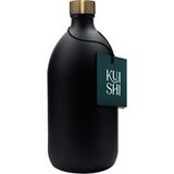 Icecat Bouteille de stockage en verre noir et bouchon