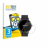 BROTECT Screenprotector 3 Stuks voor Ronde Displays (ø: 38 mm) Beschermglas transparant