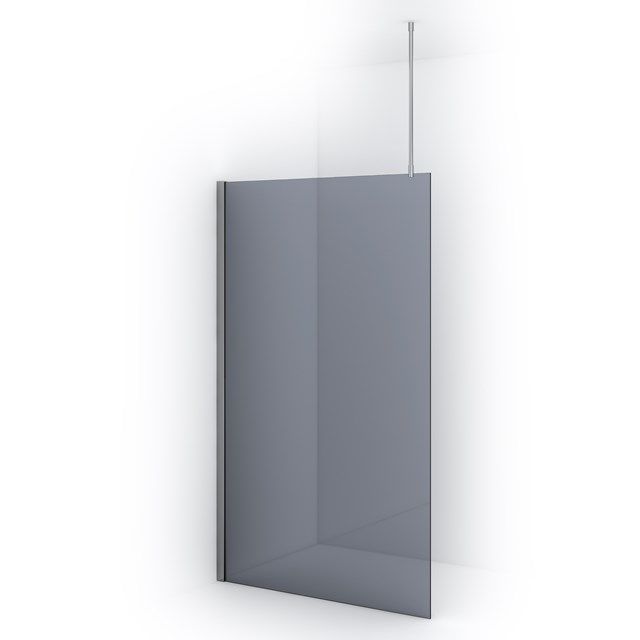 Maxaro Inloopdouche Diamond 120cm 8mm Rookglas Chroom