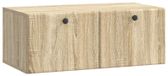 Sonoma Eiken support mural meuble TV 78,5 x 41 x 30 cm Bois traité
