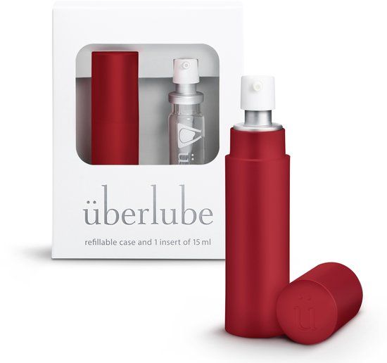 Uberlube Überlube - Siliconen Glijmiddel Good-To-Go Reisverpakking - Rood