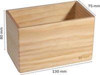Sigel Opbergbox - Grenen - 130x80x75 mm