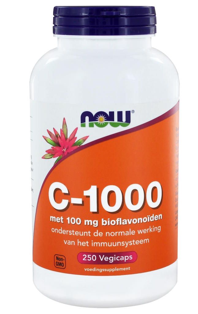 NOW C-1000 Met 100mg Bioflavonoiden Capsules 250st