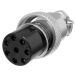 Euroconnex 8 Broches 1183 Connecteur Femelle GX16 Microphone