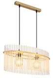 Globo 15698H3M GORLEY hanglamp goud glas E27