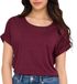 Only Moster S/S Shirt Dames - Maat L - Bordeauxrood