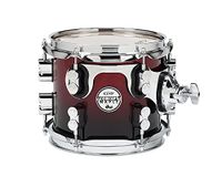 PDP Concept Maple Tom, 8" x 7", Red to Black Fade Lacquer