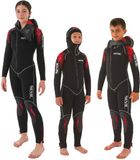 Seacsub Mlungo First 5 Mm Freediving Wetsuit Zwart 9 Years Kinderen