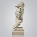 fazhongfa Thinker Standbeeld - Stilte is Goud Moderne Decor Creatieve Abstracte Kunst Beeldje Hars Sculpturen Decoratie Kamer Thuis Studie Kantoor voor Mannen Desktop Ornament (Zandsteen)