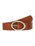 Tom Tailor - TTRUBY leren riem met ovale gesp - Maat 90 - light brown uni