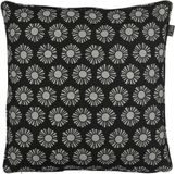Mica Decorations Kumara Outdoor Kussen zwart - l45xb45xh10cm