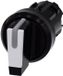 Siemens 3SU10022BL600AA0 3SU1002-2BL60-0AA0 Knevelschakelaar Kunststof frontring Zwart, Wit 2 x 45 ° 1 stuk(s)