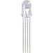 Kingbright L-154A4SURKQBDZGW LED multicolore Rouge, Bleu, Vert Rond 5 mm 200 mcd, 300 mcd, 1300 mcd 60 ° 20 mA 1.95 V, 3.3 V