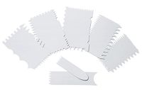 Lacor Decoreren plastic kam, kunststof, ivoor, 12 x 8 x 2 cm