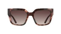 Karl Lagerfeld Women's Sunglasses - Spotted Nude Tortoise with Gradient Purple Lens