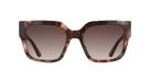 Karl Lagerfeld Women's Sunglasses - Spotted Nude Tortoise with Gradient Purple Lens