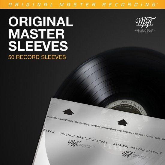 Plaat Mobile Fidelity Original Master Sleeves LP Inner Sleeves - 50 Pack