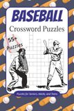 Baseball Crossword Puzzles: Crossword Puzzles with easy to read print about Baseball, Baseball Stadiums, baseball History, and more| 6x9 inches, 120 ... Gifts for vacation, Holiday and relaxation.