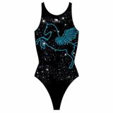 Turbo Pegaso Pro Resist Maillot de bain Noir 5-6 Ans Filles
