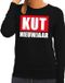 Bellatio Decorations Shoppartners Bv Foute oud en nieuw trui / sweater - kut nieuwjaar - zwart voor dames S