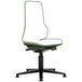 Bimos Frame van de werkplaatsstoel ESD Neon, op glijders