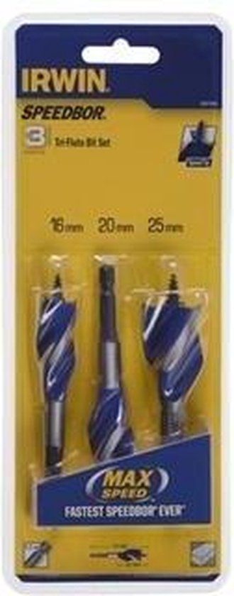 Irwin IR Blue Groove 6X 4" 3-delig Set stubby - Houtboor