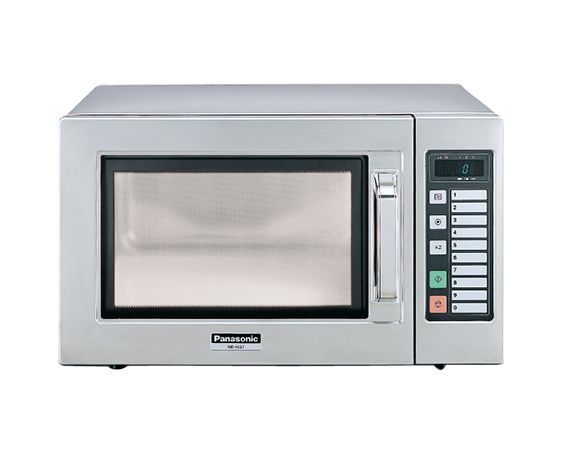 Panasonic NE-1037 Solo Microwave - 22L, 1000W, Stainless Steel